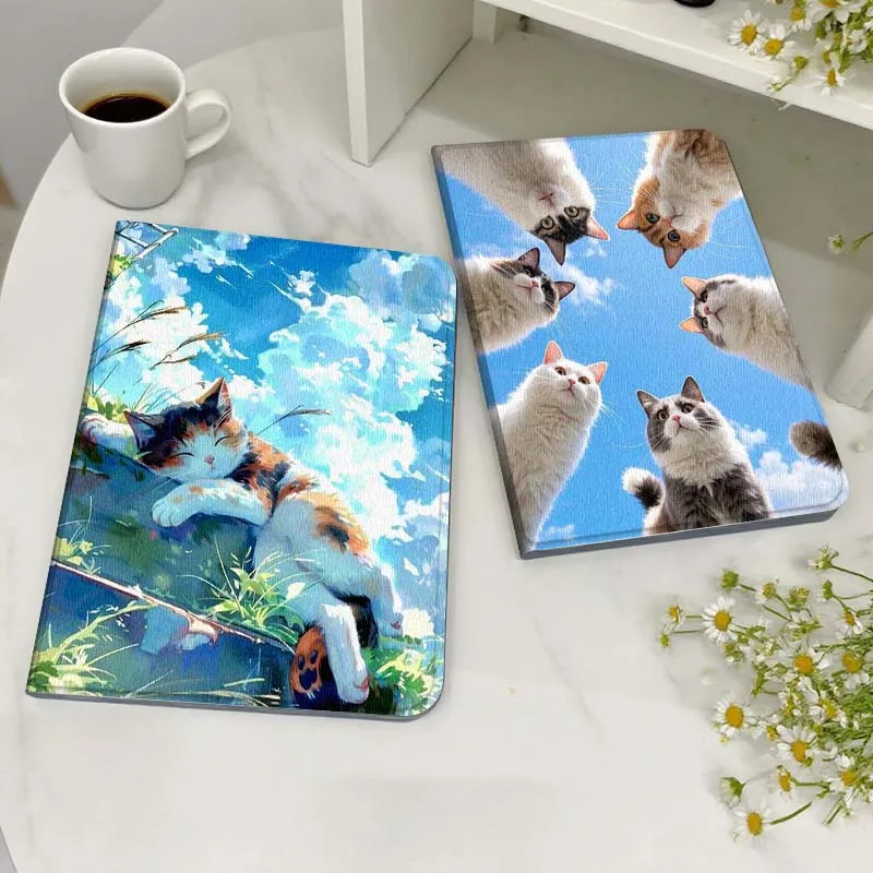 

Art Cat Popular Creative For Xiaoxin Lenovo Tab Pad K11 K10 M10 P11 3rd Plus Pro Legion Y700 Y900 Gen4 2 Tablet Case Gift
