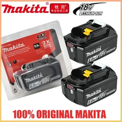 100% Original Makita 6Ah/5Ah/3Ah for Makita 18V Battery BL1830B BL1850B BL1850 BL1840 BL1860 BL1815 Replacement Lithium Battery