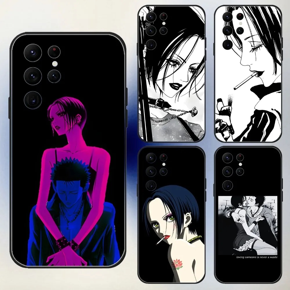 Anime NaNa Osaki  Phone Case For Samsung S24,23,22,30,21,10,9,Ultra,Plus,Lite,FE,5G Black Soft Case