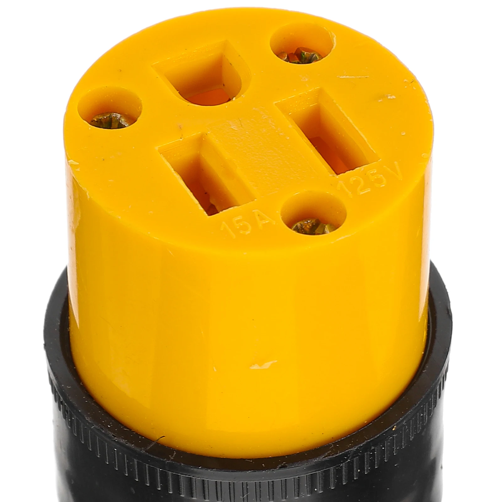 

2pcs 3-Prong Electrical Replacement Connector Female Extension Cord Ends Plug Grounding Connectors Suitable Standard Power