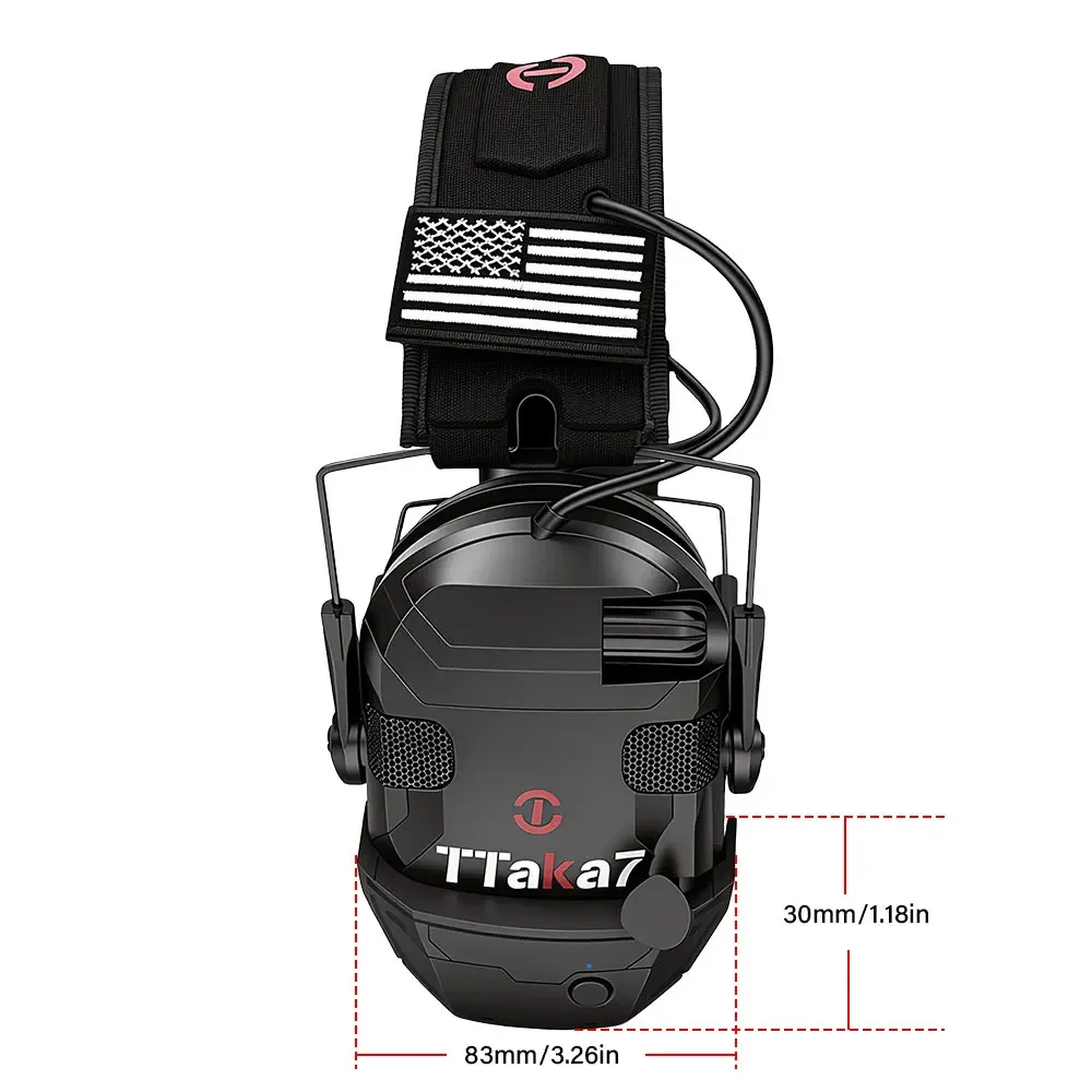 2026 W1/W3 Outdoor Hunting Tactical Electronic Shooting Earmuffs Active Noise Reduction Hearing Protection with BT Adapter