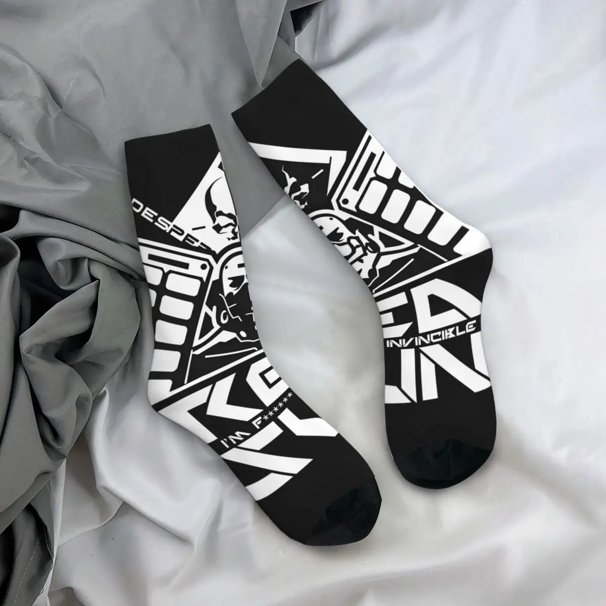 Hip Hop Retro Arm verrückt Männer Kompression socken Unisex M-Metall Ausrüstung Harajuku Muster gedruckt lustige Neuheit glücklich Crew Socken Jungen