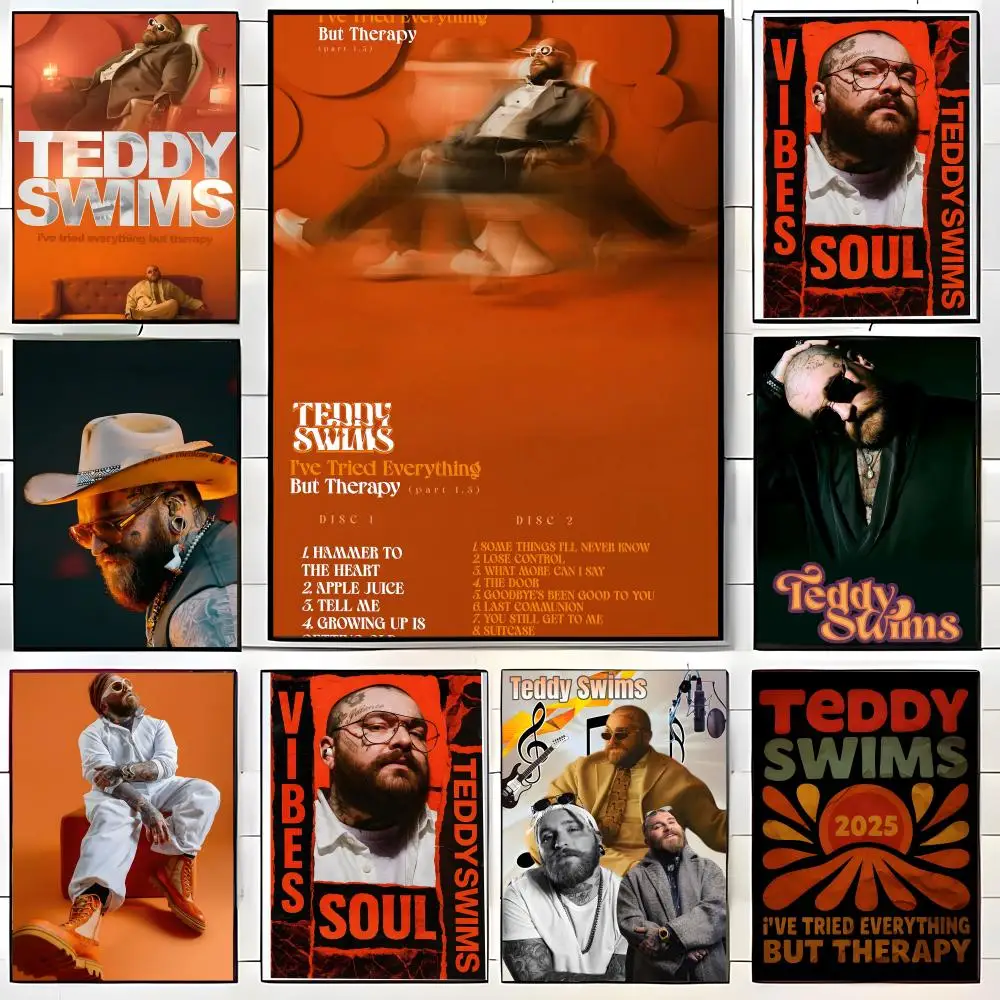 Celebrity Posters T-Teddy S-Swi Poster Wall art print art suitable for living room bedroom bar parlor home decor gift