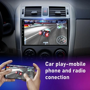 Carplay Android Auto para Toyota Corolla E140/150 2006 2007-2013, Subwoofer automotivo multimídia, Autoradio, DSP, 4G Player 10 principais vendas central multimidia corolla 2011 - №8