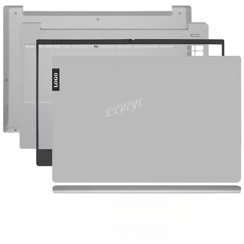 

Чехол для ноутбука Lenovo IdeaPad S340-15 S340-15IWL S340-15API, задняя крышка ЖК-дисплея/Передняя панель/Крышка шарнира/Подставка для рук/Нижняя крышка, серебристый