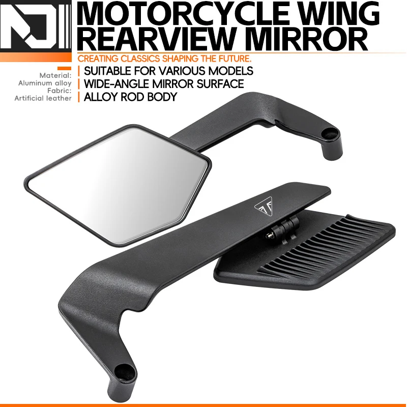 Anti-Fog Anti-Glare Motorcycle Folding Wind Wing Rearview Mirror For Triumph Trident 660 Tiger 800 900 Tiger800 Tiger900