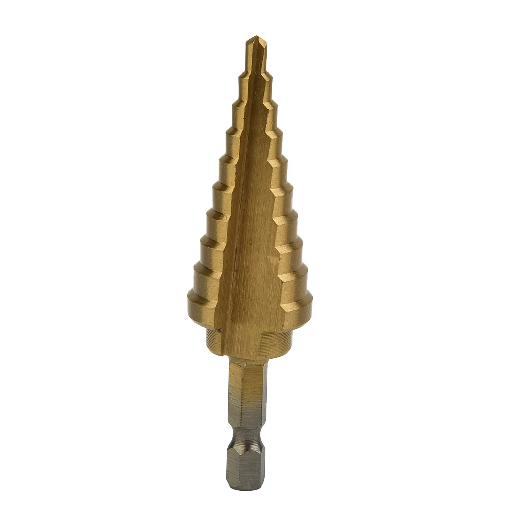 Deburring Step Cone Drill Bit Elliptic Hole Enlargement Cutting Sheet Iron Plate Metalworking Wooden Surfaces Power Tools