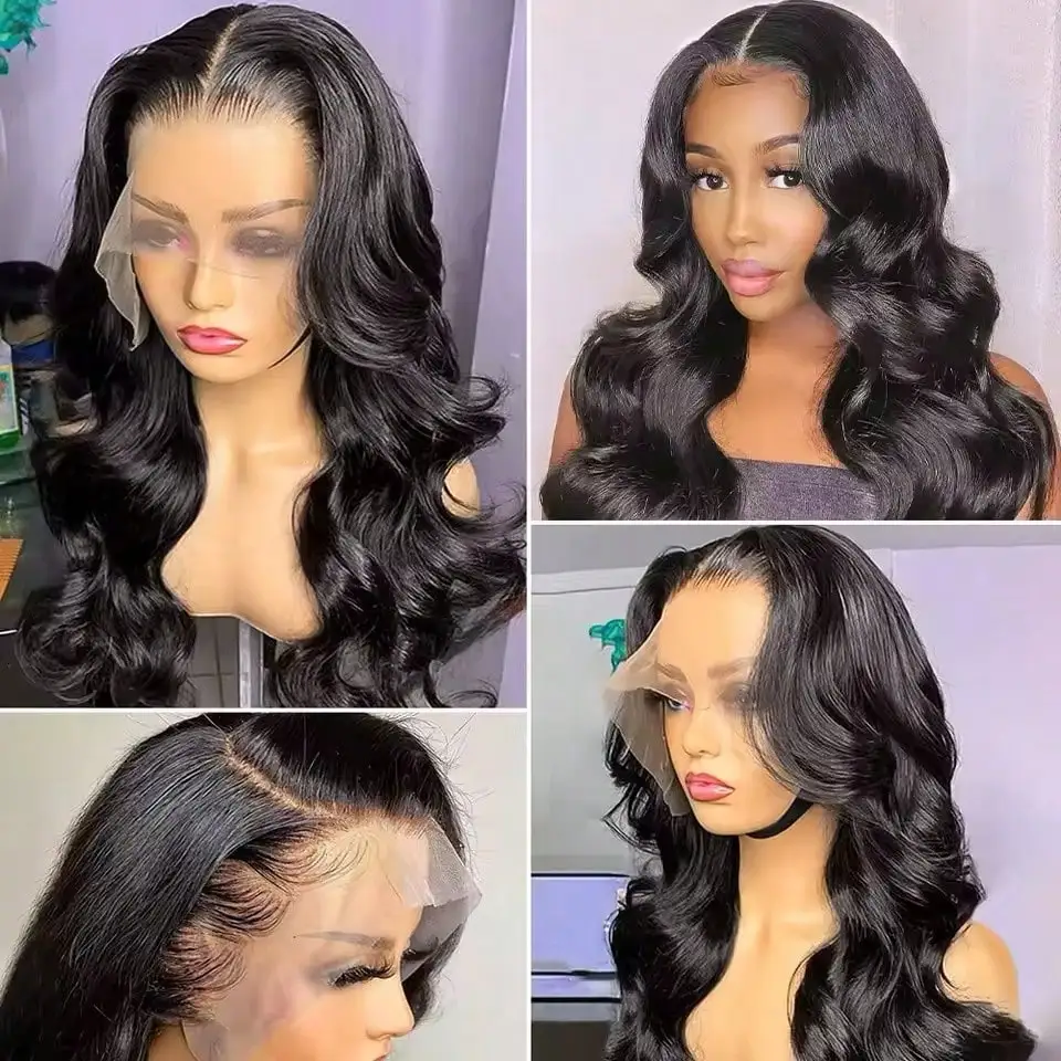 Perucas de Cabelo Humano Ondulado de 30 e 40 Polegadas, Peruca Frontal de Renda HD 13x6, Perucas Frontais de Renda 360 13x4, Peruca com Fechamento de Renda 4x4 para Mulheres