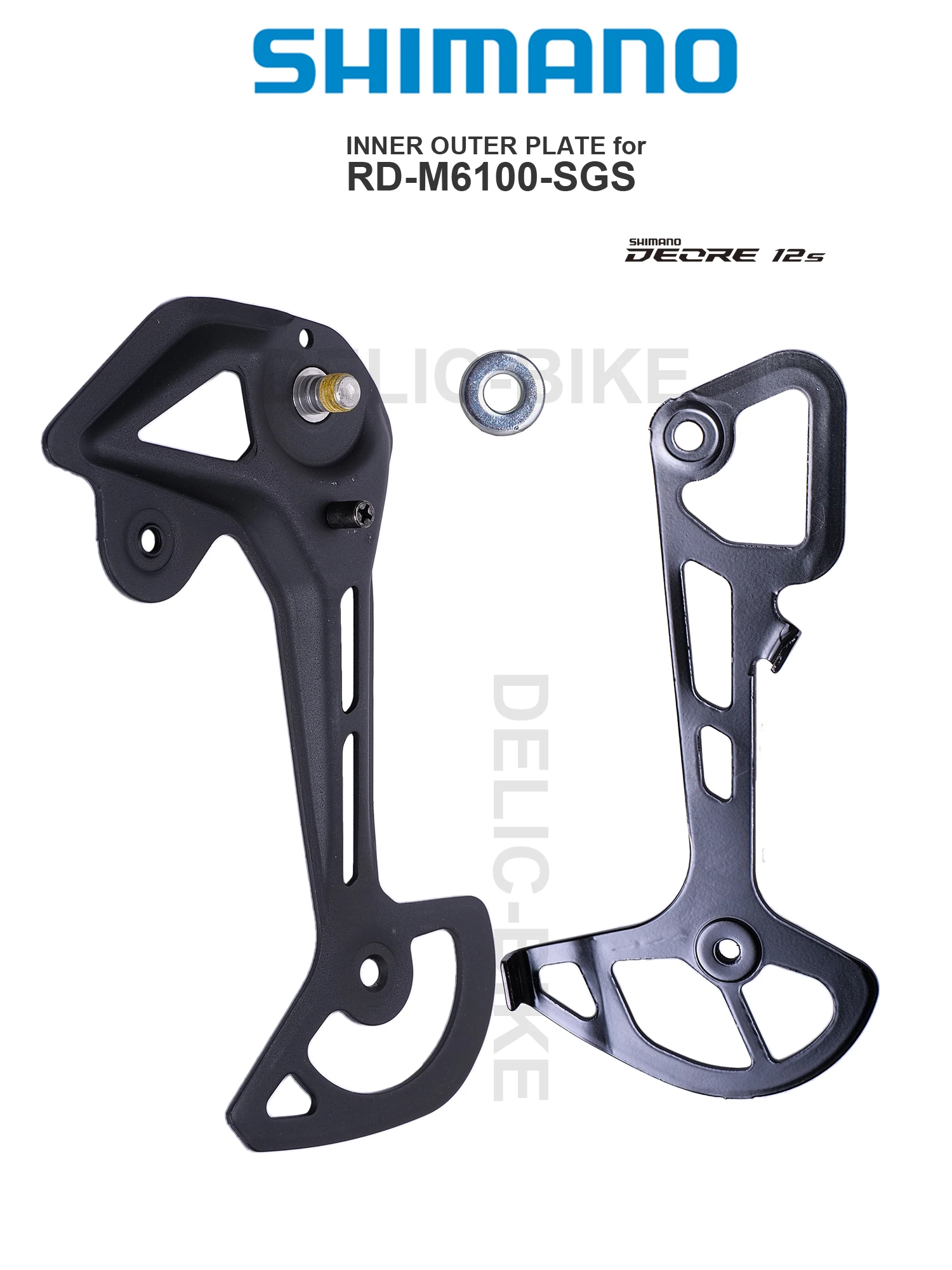 AliExpress Shimano SHIMANO DEORE M6100 INNER PLATE OUTER PLATE for RD-M6100-SGS  Original parts