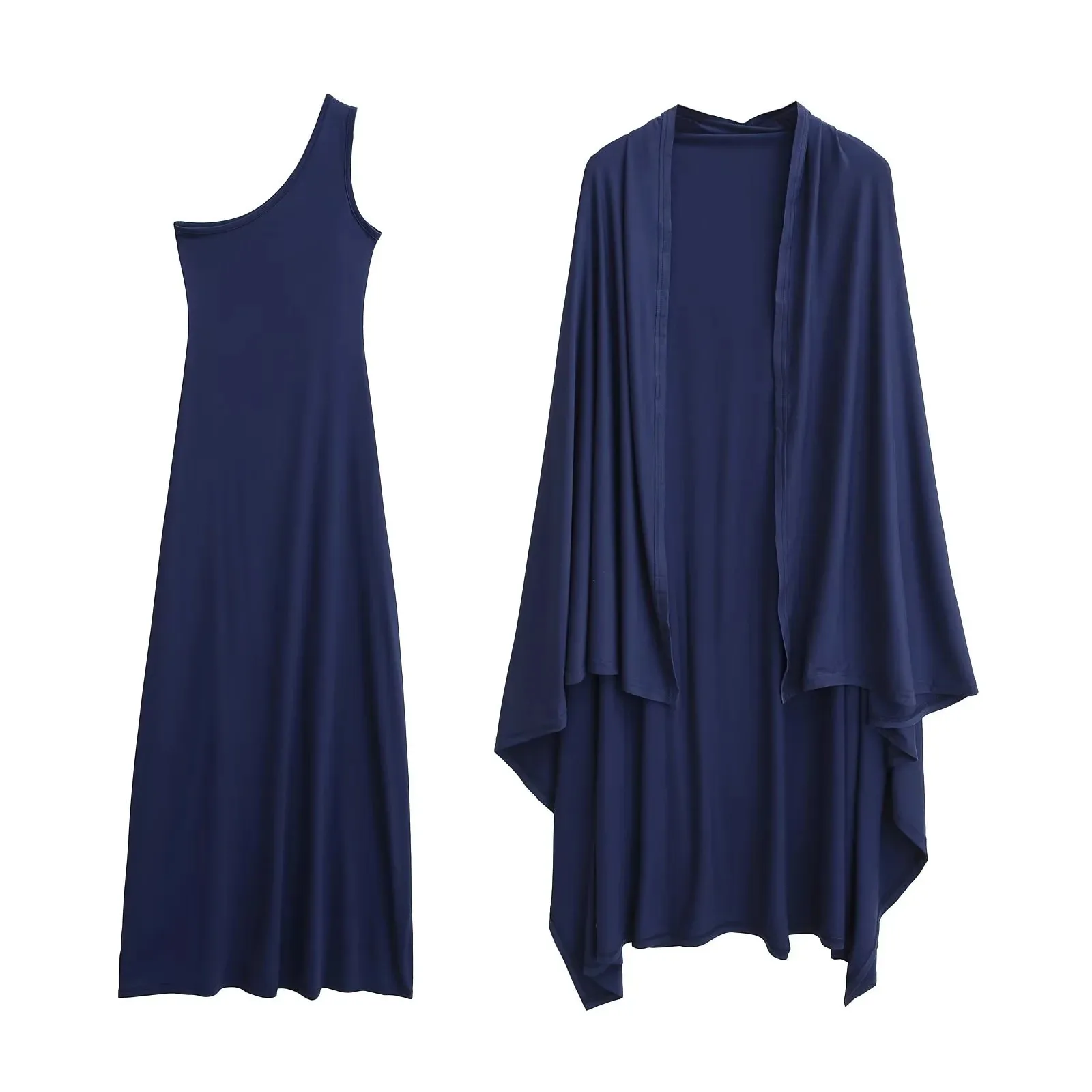 Sommer Neue frauen Asymmetrische Eleganz Kleid Sonnencreme Shirts Frauen Strickjacke Lange Weibliche Oberbekleidung Lose Dünne Mantel Jacke