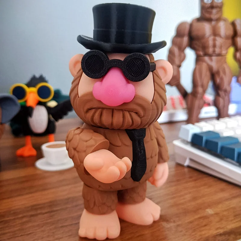 Tralalero Tralala Shark Figure Lirili Larila Tung Tung Sahur لعبة المنمنمات الشمبانزيني الموز Tralalerotralala التماثيل