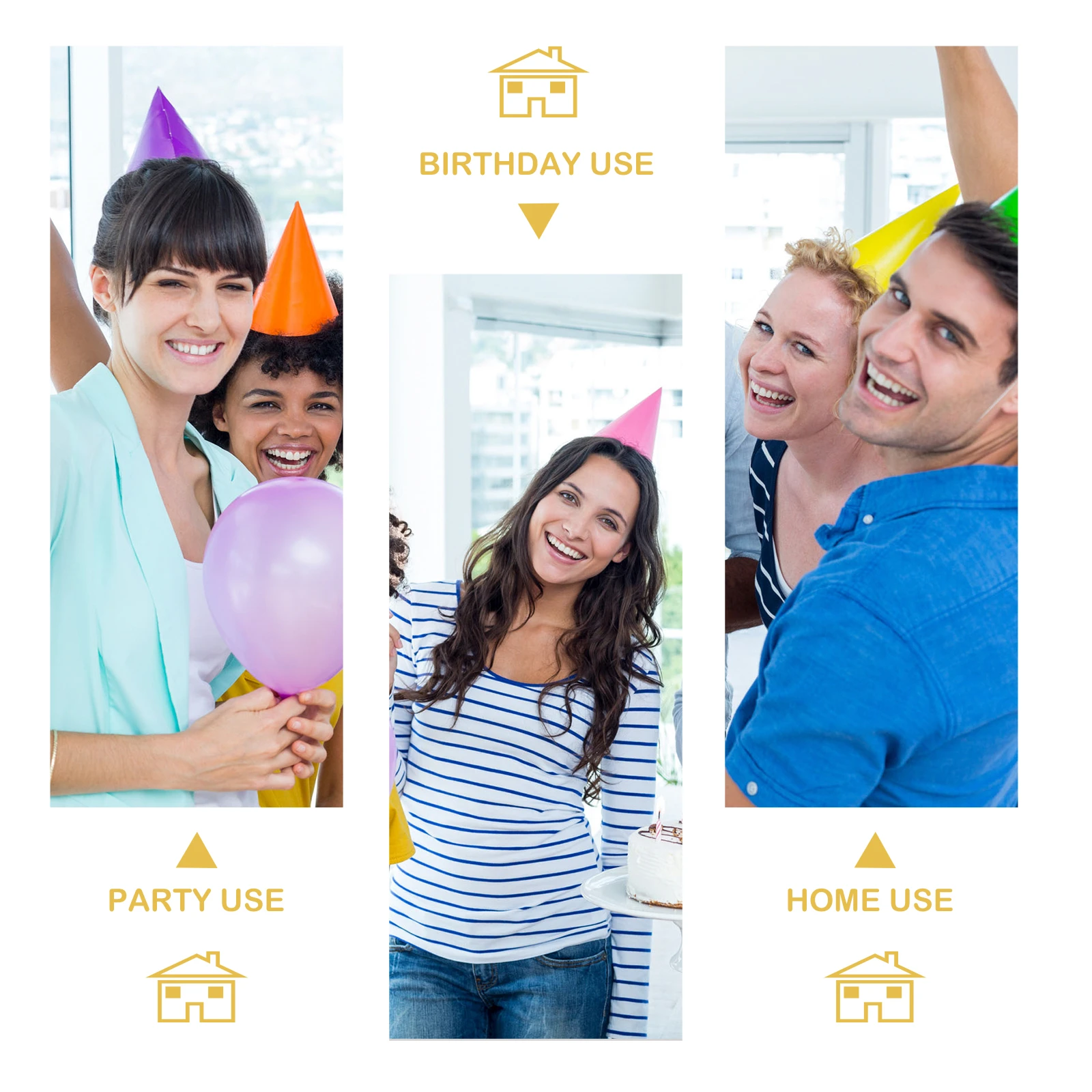 

50pcs Aluminum Film Balloons Party Decor Anniversary Foil Adornments Layout Scene Decorations Safe Use Odorless Photo Props