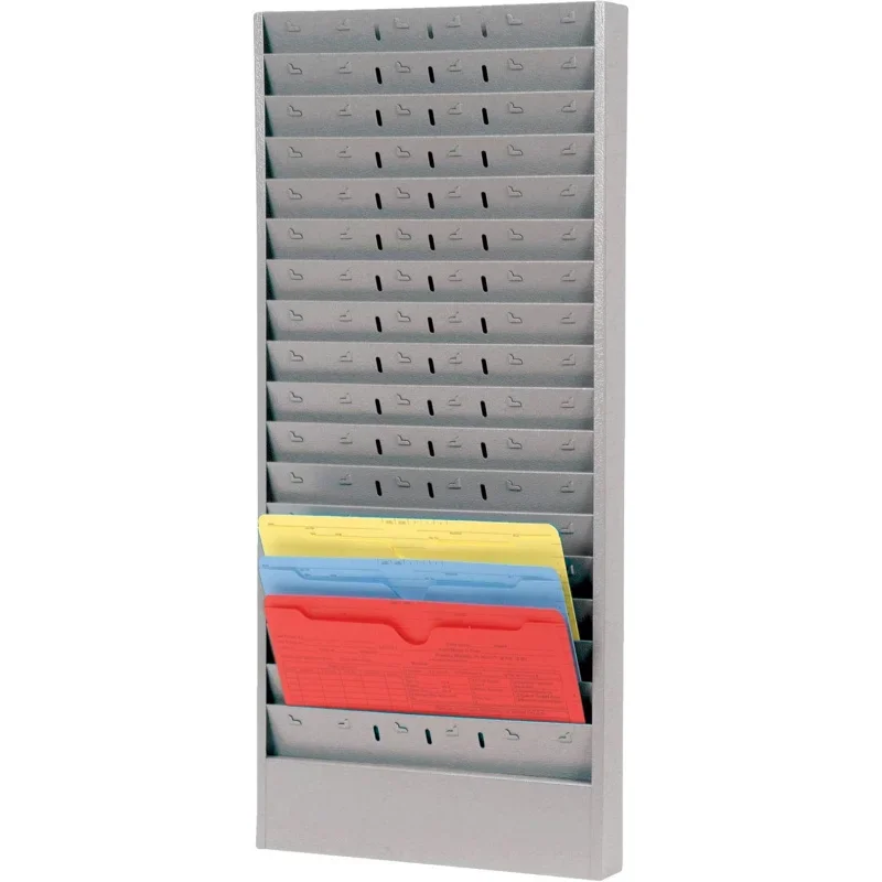 Champ Repair Order Rack - Heavy-duty Construction - Keeps your Shop Organized (18 Pocket, Gray)