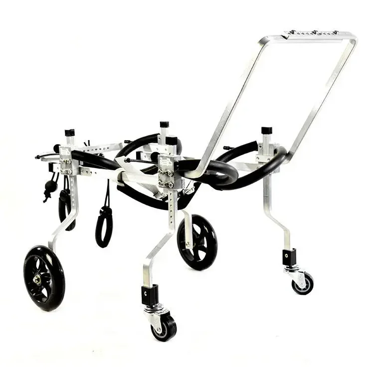 Fashion disabled pet wheelchair adjustable  pet walker wheelchair  cart for elder dog cat pet wheelchair