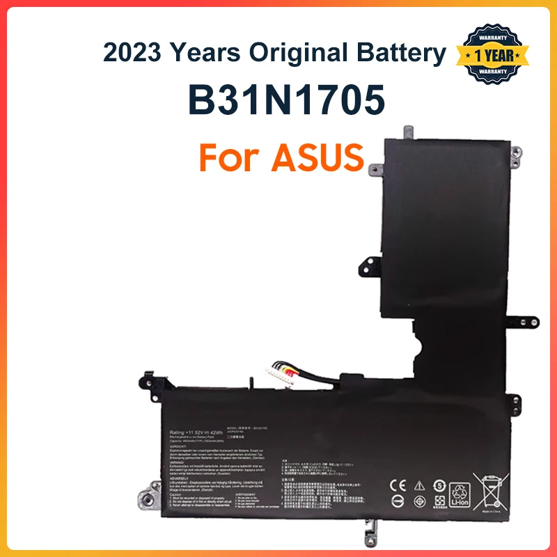 B31N1705 Laptop Battery For ASUS VivoBook Flip TP410U TP410UA TP410UF TP410UR Q405UA UX460UA 3ICP5/57/80 11.52V 42WH