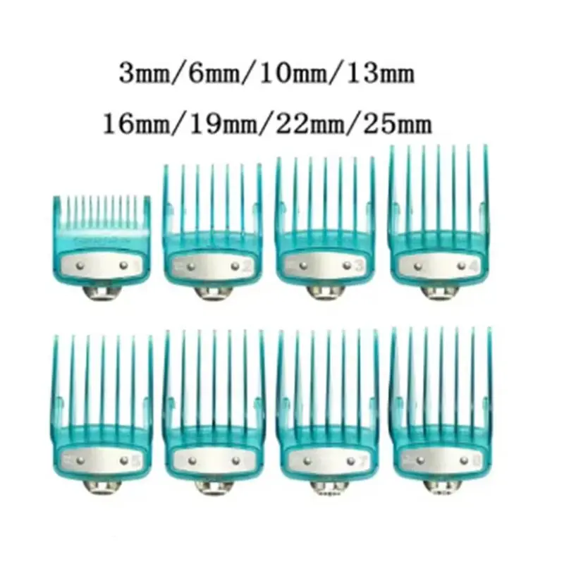 A50Q-Clipper Guard Set Premium 8-Piece Professional Clipper Guide Comb Set For Wahl Clippers For Most
