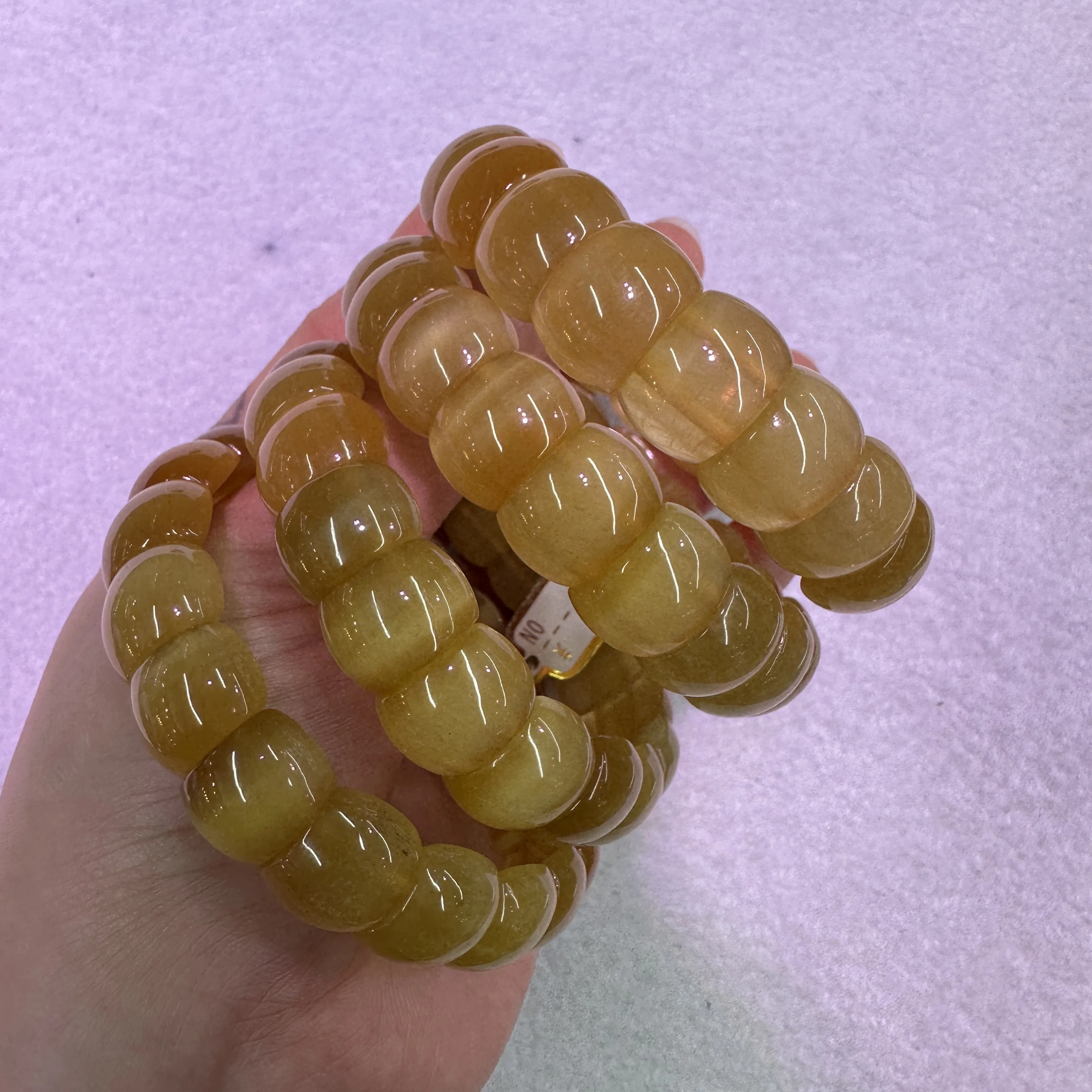 AAAAA Grade Yellow Tiger Eye Cat Eye Effect Bead Bracelet Natural Gemstone Bangle Gemstone Jewelry for Woman for Man Wholesale !