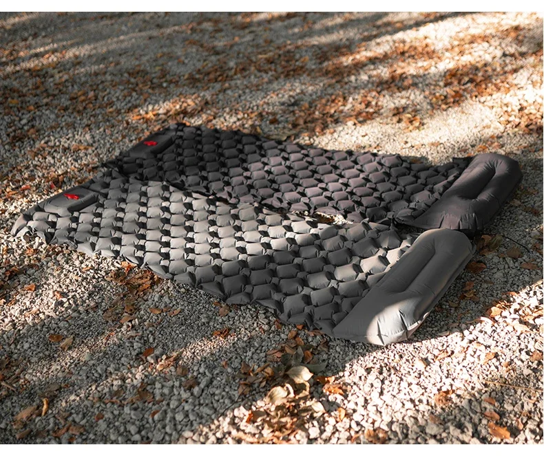 TARKA Aufblasbare Campingmatten Isomatte Outdoor Tourist Luftkissen mit Kissen Selbstaufblasende Matratze zum Wandern Picknick – Detail 8