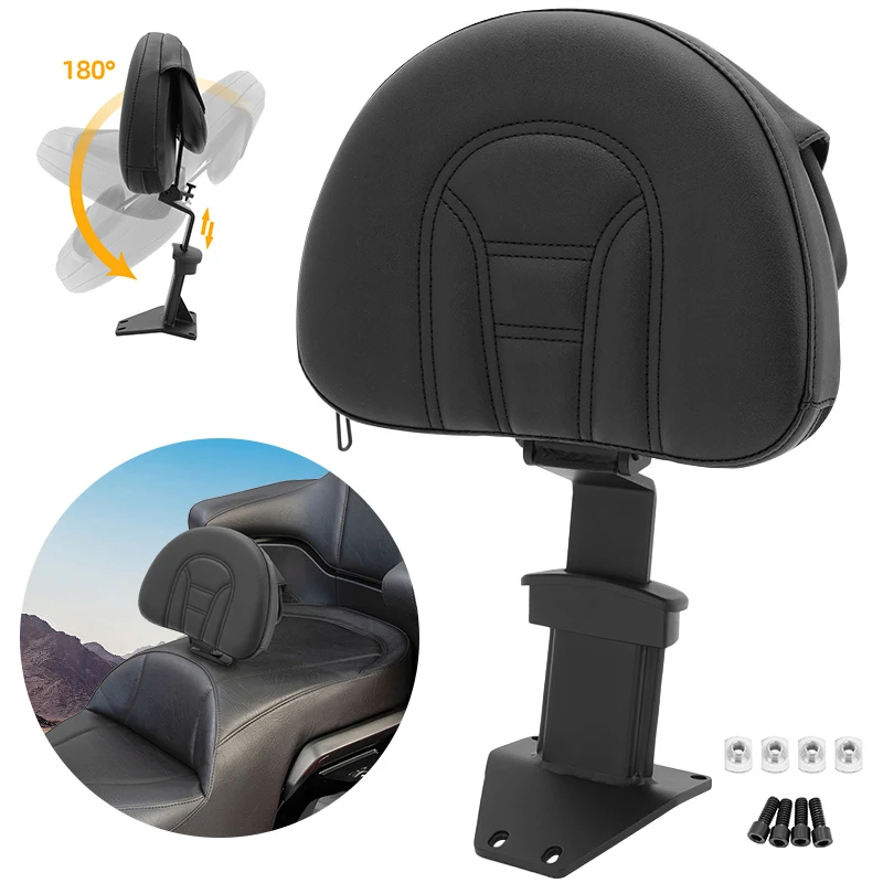 

New Style Driver Backrest For Honda Goldwing 2018-2023 GL1800 Motorcycle Adjustable Detachable Front Rider Backrest Pad