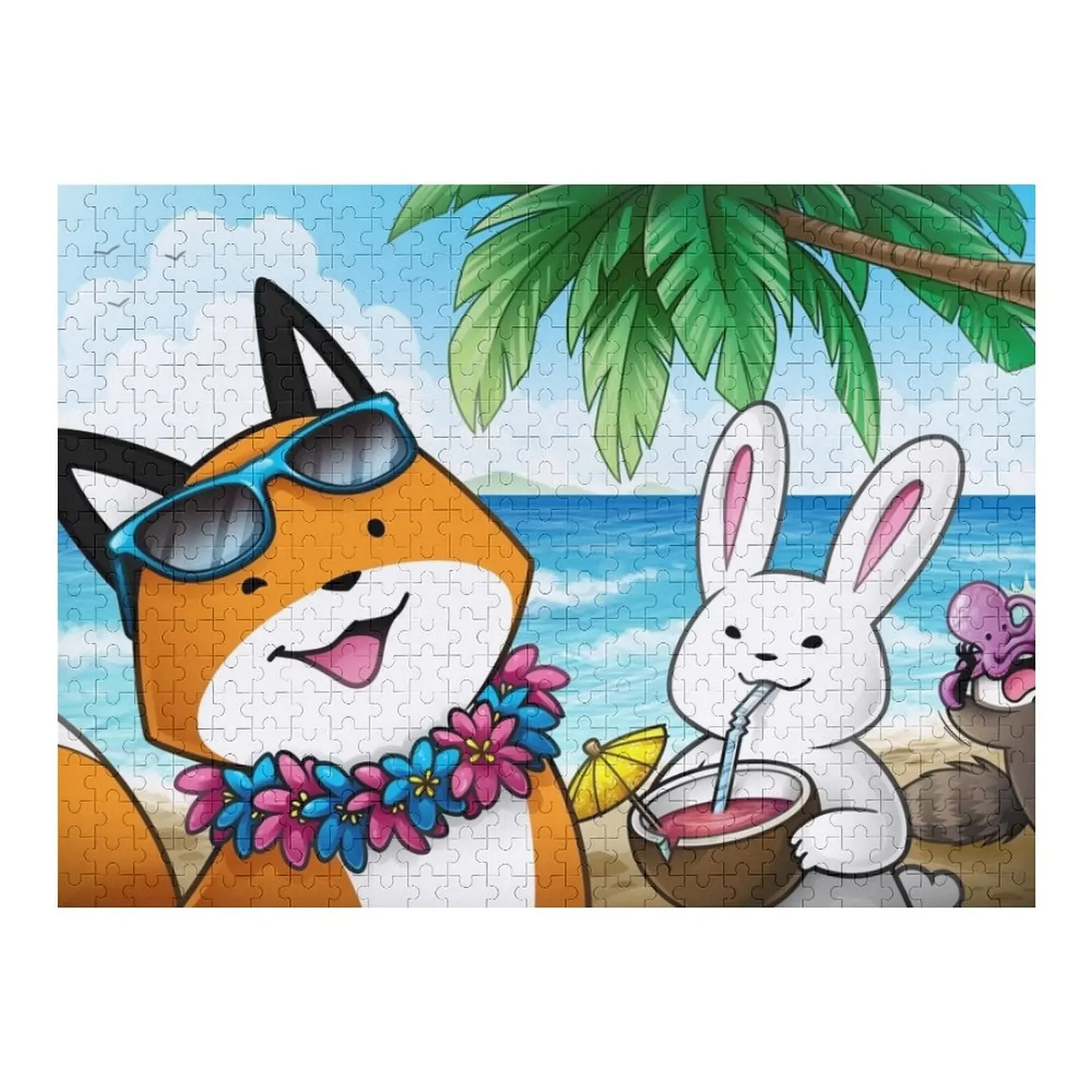 

Лиса и друзья - летняя забавная головоломка-головоломка для детей, игры, детские новые игрушки для детей, 2022, головоломка