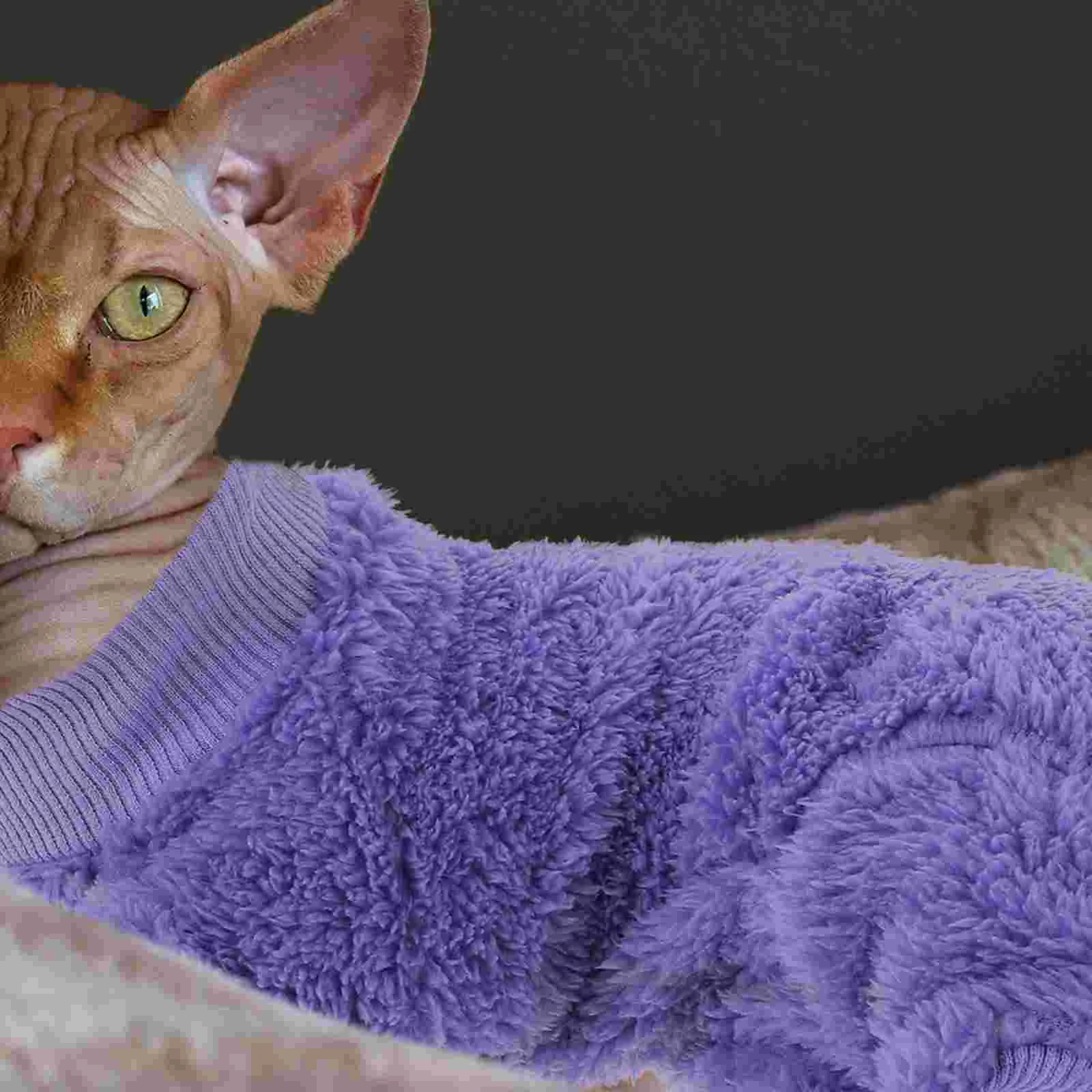 Cat Four Leg Clothes Collar Recovery Suit Kitten Skin-friendly Pet Cute Winter Clothing