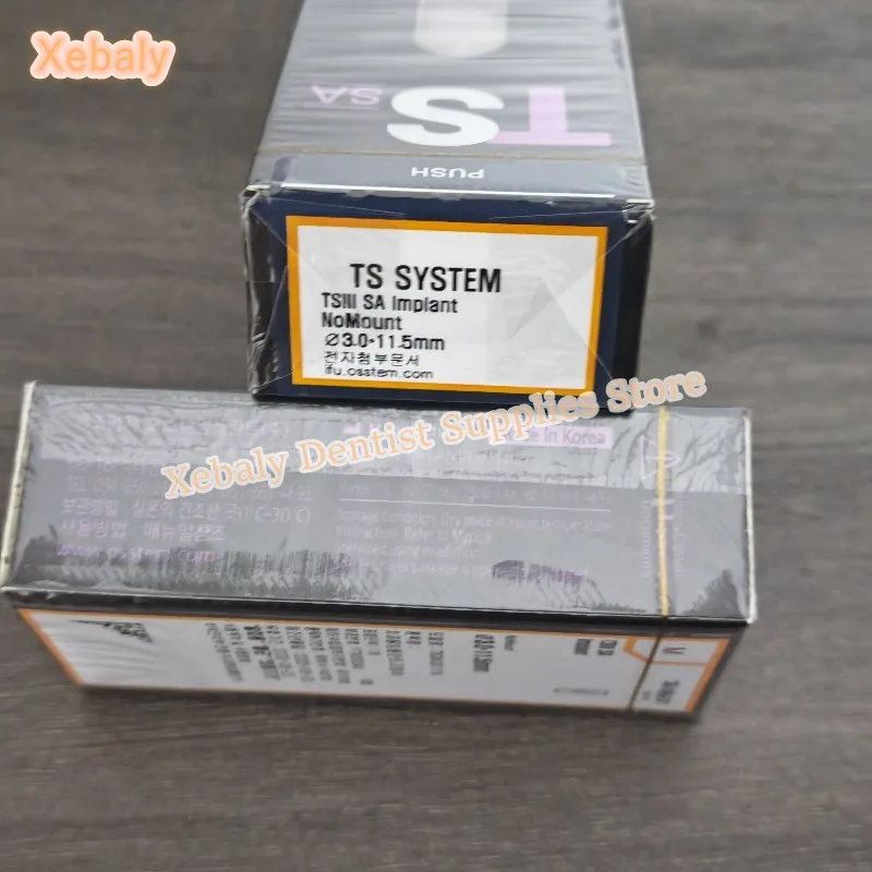 Original OSS TS Implant Fixture and Osstem Healing Abutment Kit, Dental Surgery Accessories Set for Oral Implant