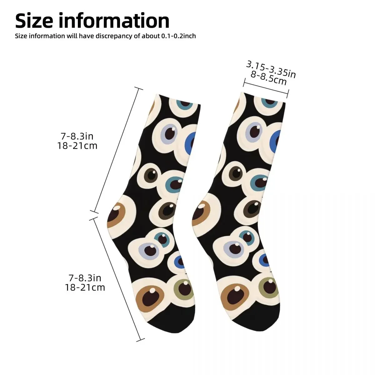 Augenarzt, Optiker, Optometrie, Eye Dr., Augäpfel Socken Strümpfe die ganze Saison lange Socken Zubehör für Mann Frau Geschenke