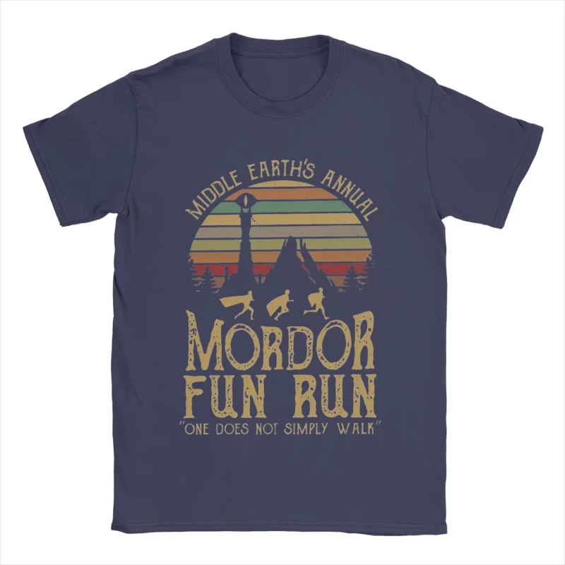 Men's Mordor L-Lords Of The R-Rings T Shirt Cotton Clothing Vintage Short Sleeve Round Neck Tee Shirt Original T-Shirt