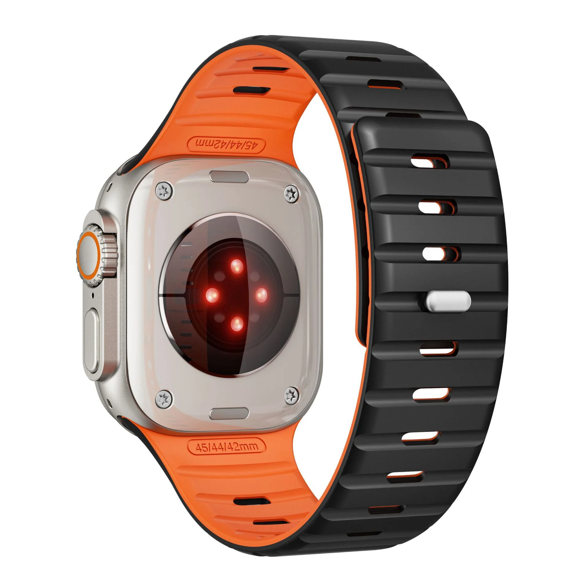 Магнитный силиконовый ремешок для Apple Watch 11 10 46 мм 42 мм Ultra 3/2/1 49 мм Wave Bracelet iWatch 9 8 7 6 5 4 SE3 45 мм 44 мм 41/40 мм