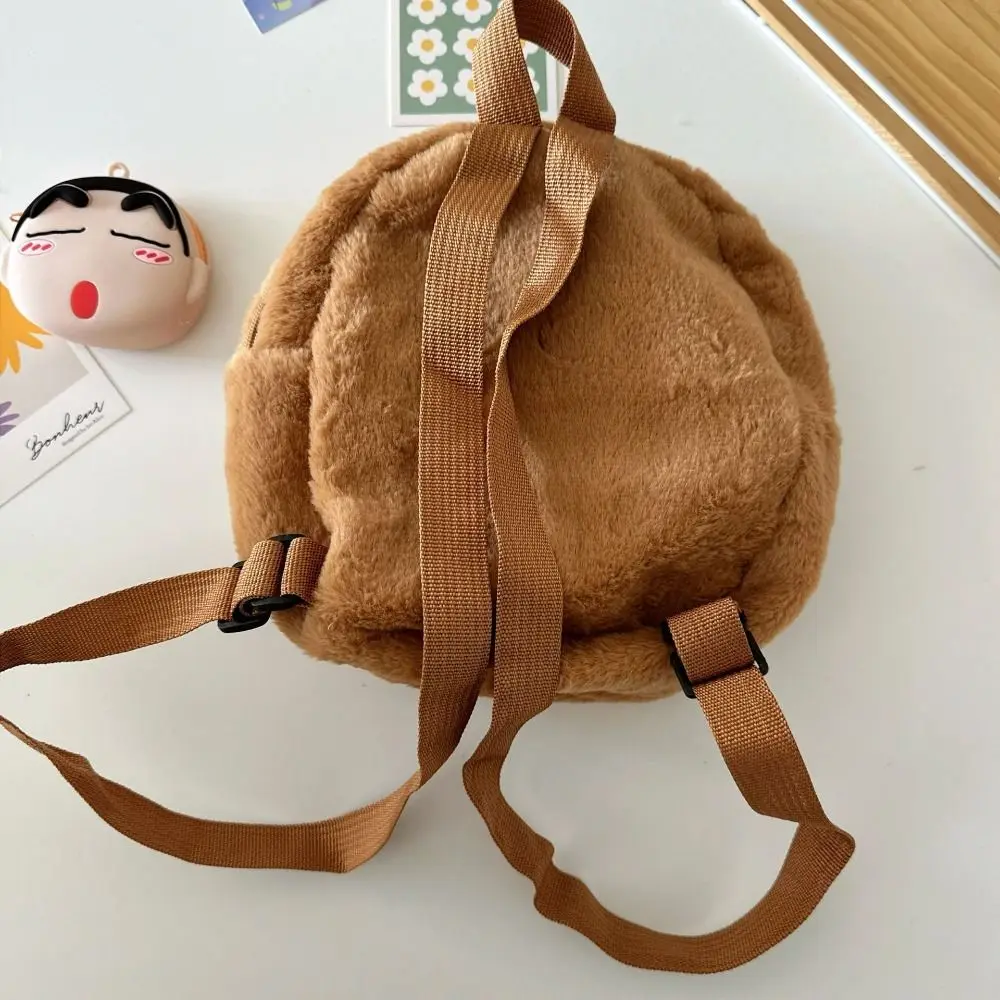 حقيبة ظهر Kawaii Capybara حقيبة مدرسية على شكل زهرة كرتونية حقيبة ظهر مدرسية ذات سعة كبيرة