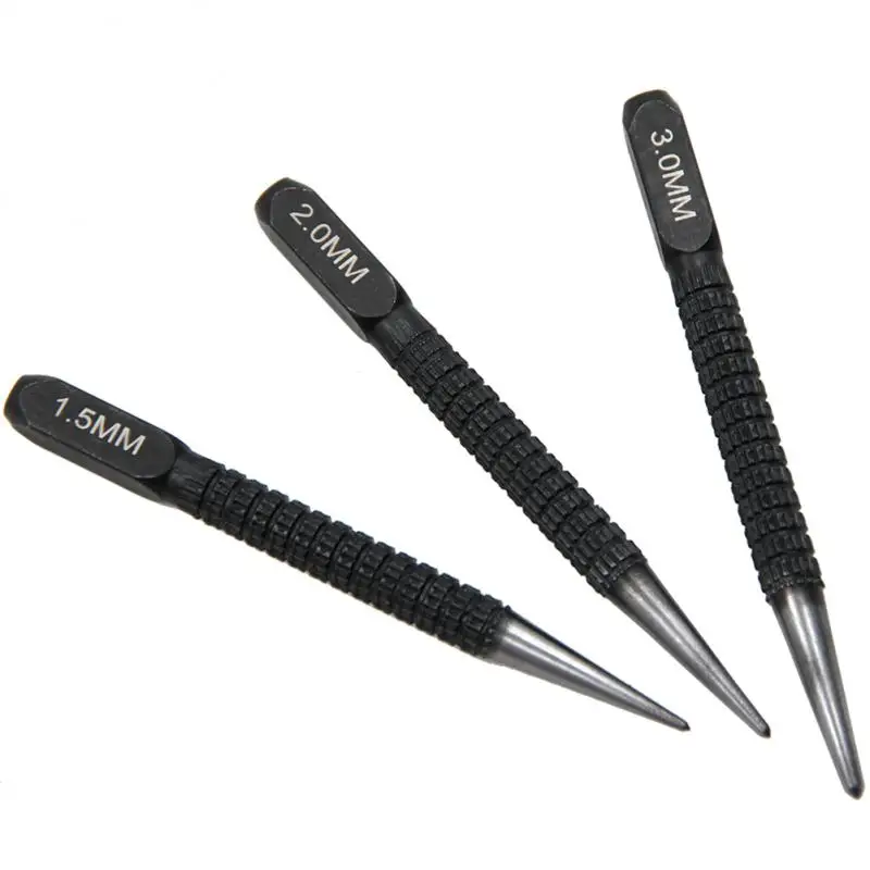Imagem -05 - Liga de Aço Centro Soco Aço Scriber Marke Liga Metal Madeira Marcação Ferramenta de Perfuração Escultura Marcador de Scriber Ferramentas 1.5 mm 1pc