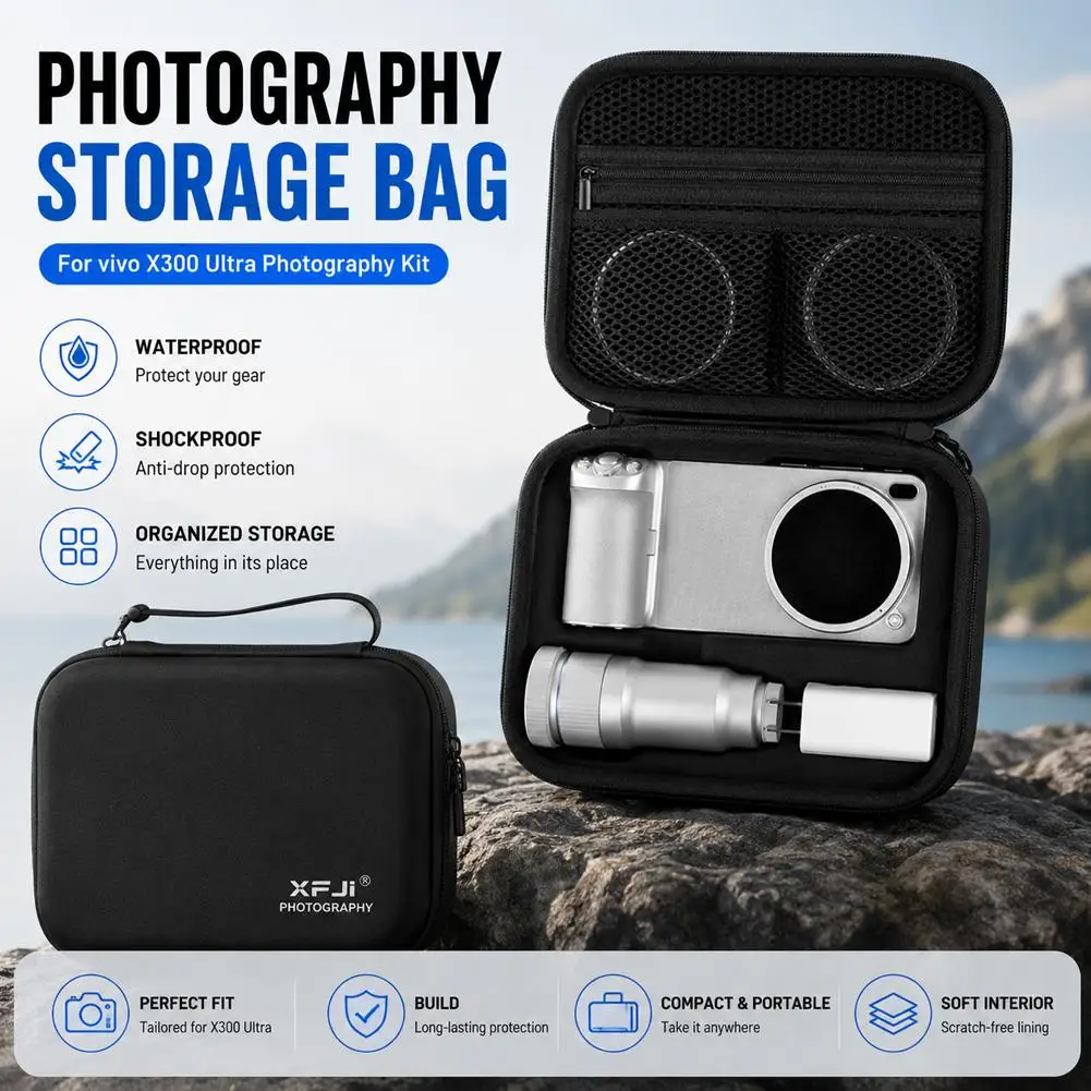 Etui do przechowywania zestawu fotograficznego Vivo X300 Ultra - Torba transportowa na teleobiektyw G2 Ultra i akcesoria — zdjęcie produktu 2