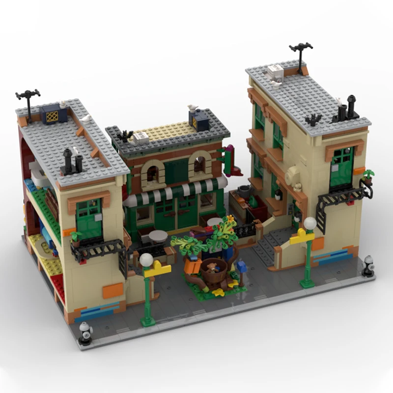 

2703pcs MOC Sesame Square Modular Buildings Education Building Blocks Christmas Gift Enthusiasts