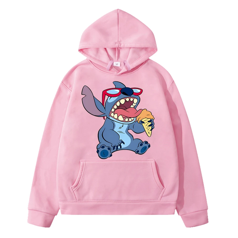 Halloween anime bluza z kapturem Disney chłopiec pulower kurtka y2k sudadera Stitch Kawaii bluzy jesień bluza polarowa ubrania dla dzieci dziewczyny