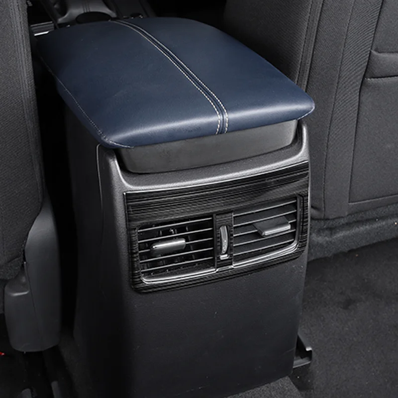 

BJMYCYY For Mazda CX 30 CX-30 2020 2021 Stainless Steel Armrest Rear Air Conditioner Outlet Frame Cover Accessories Modification