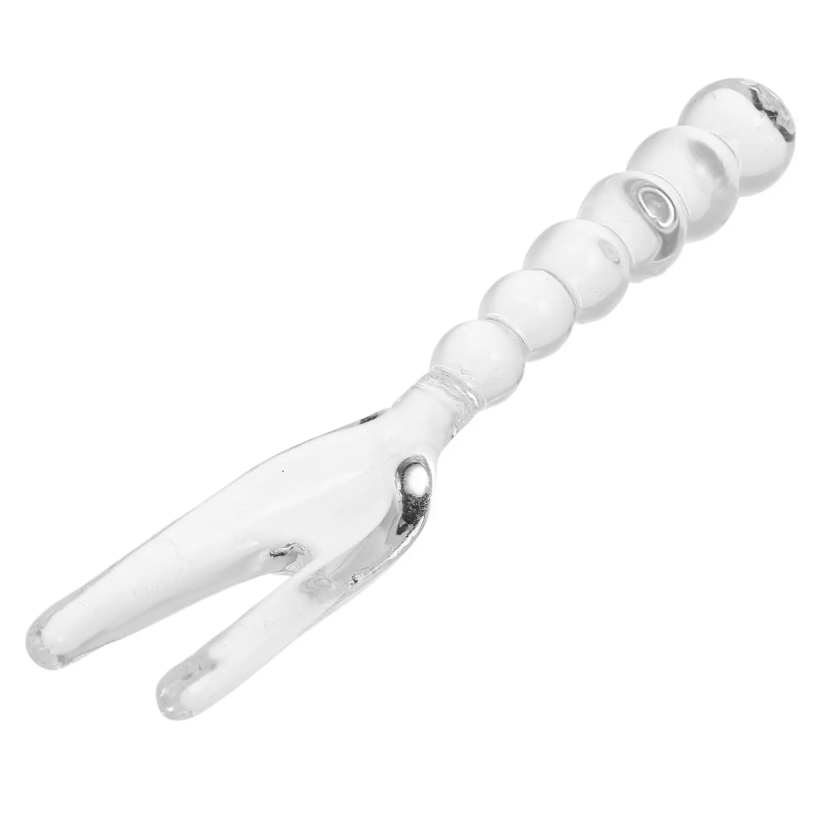 

Креативная стеклянная вилка для десертов: изысканный хрустальный дизайн, мешалка для кофе, чая, мороженого, йогурта, фруктов, закусок