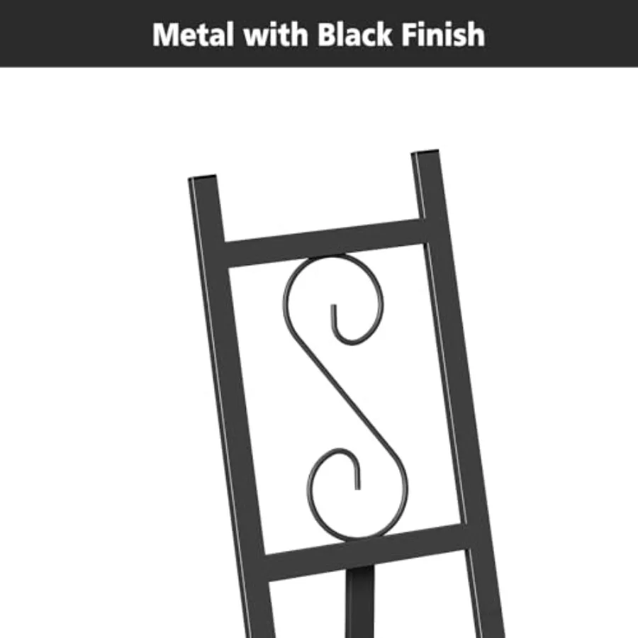 2 Pack Large Adjustable Easel Stand for Wedding Welcome Sign Mirror Holder with Chain Support 17 x 17 x 58 Free Standing Painti view 6