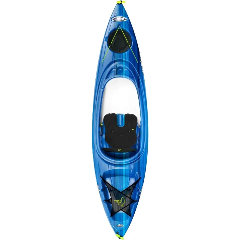 Premium Sit-in Recreational Kayak - Exo Cooler Bag Included - 10 ft - Blue Coral