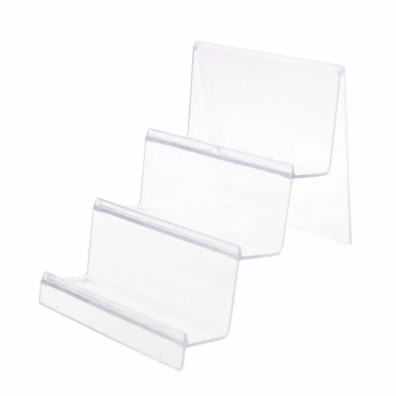 Clear Acrylic Jewelry Stand Wallet Display Stand Glasses Holder Card Holder Clutches for Bag Cosmetic Store