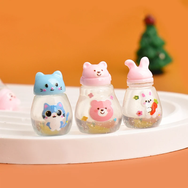 5Pcs Dollhouse Mini Simulation Cartoon Water Cup Model, Desktop Ornaments, Home Micro Decor Props