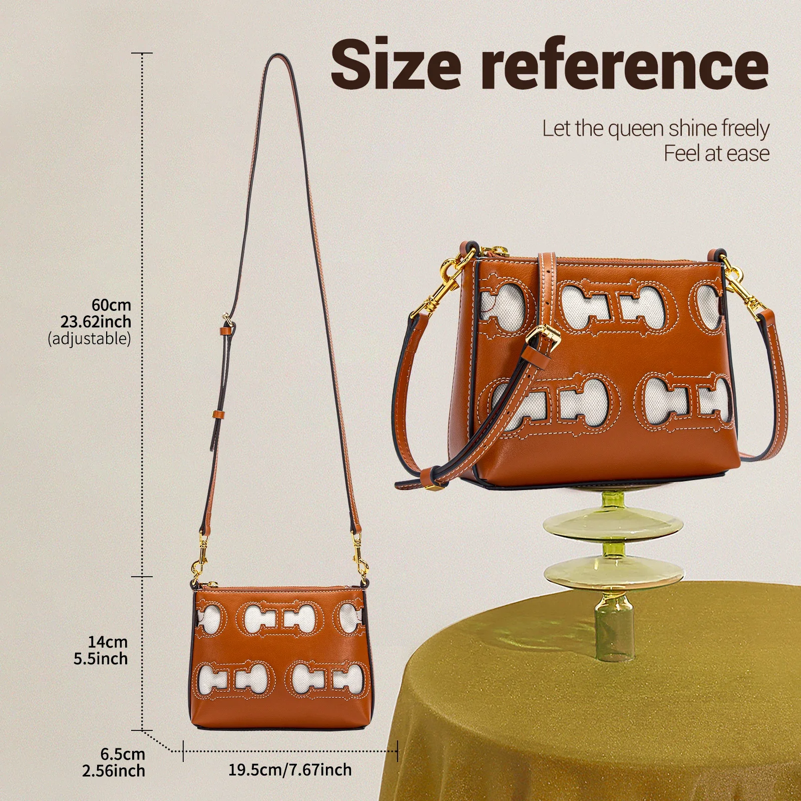 

Women's Large Capacity Bag Classic Fashion Women's Bucket Bag Fashion New Party Hollow Design Women's Shoulder Bag