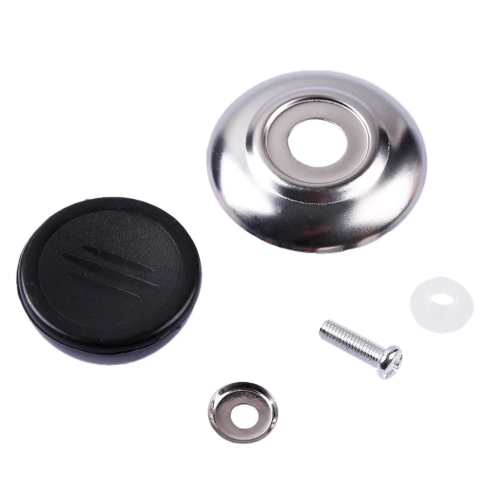 

5pcs Pot Lid Knob Replacement Stainless Steel PP Material Insulating Anti Rust Suitable Cookware Lids Kettle Pan Cover