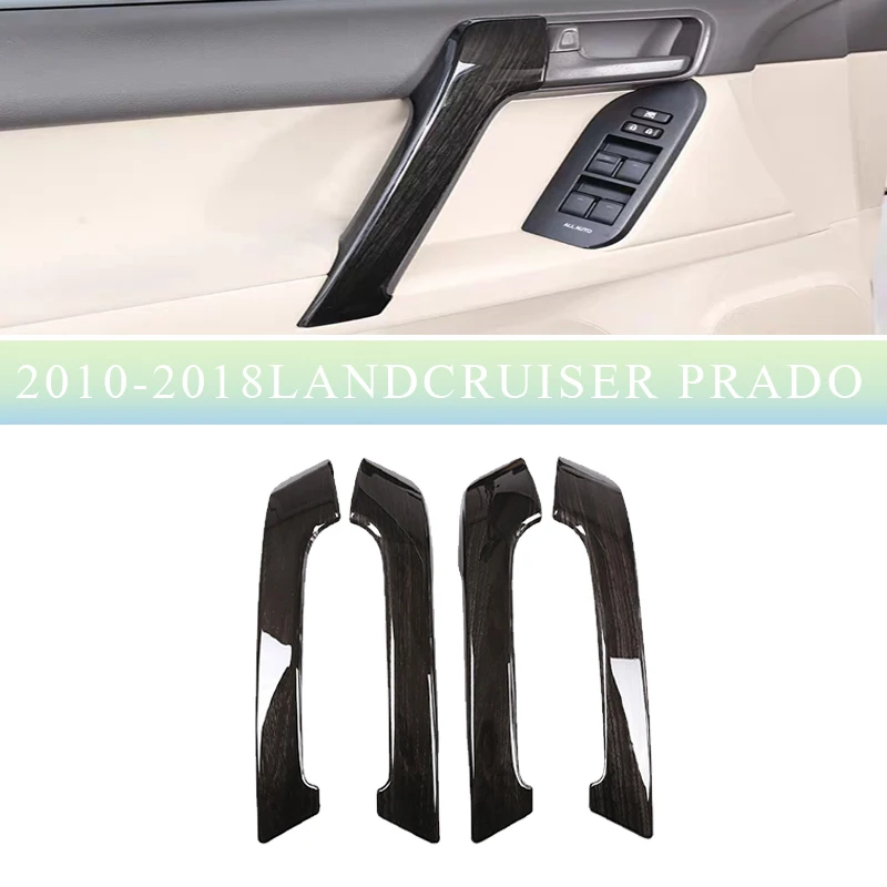 

Interior Door Pull Handle Trim FOR Toyota Land Cruiser Prado FJ150 2010-2018