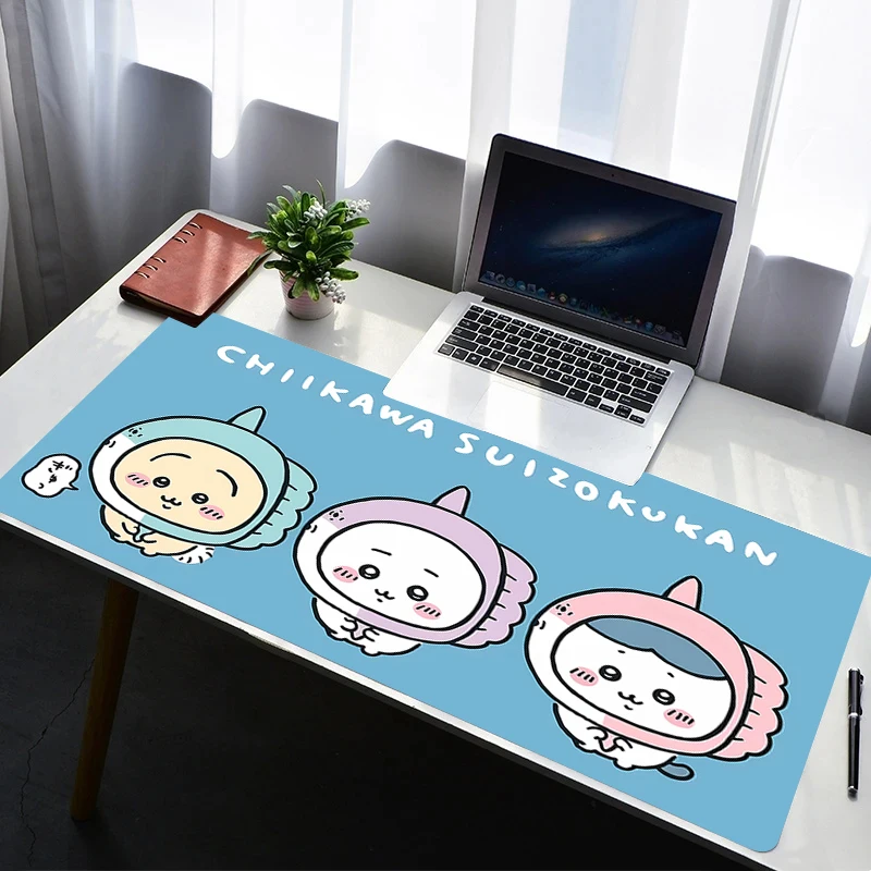 

Mouse Pad PC Non Slip Rubber Cartoon Mousepad Laptop Gamer Cabinet Keyboard Pad Office Computer Gaming C-chiikawa Desk Mouse Mat