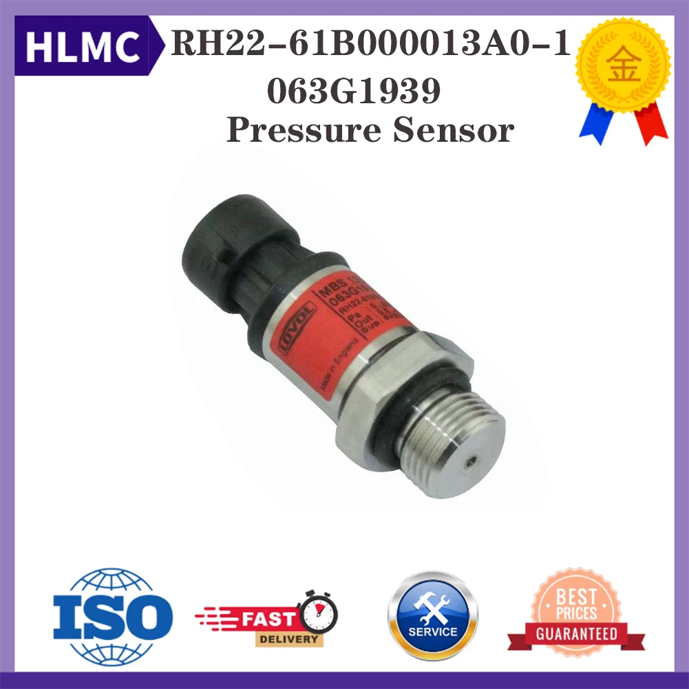 

Excavator Spare Parts RH22-61B000013A0-1 Pressure Sensor MBS1250(063G1939)0-500bar For LOVOL