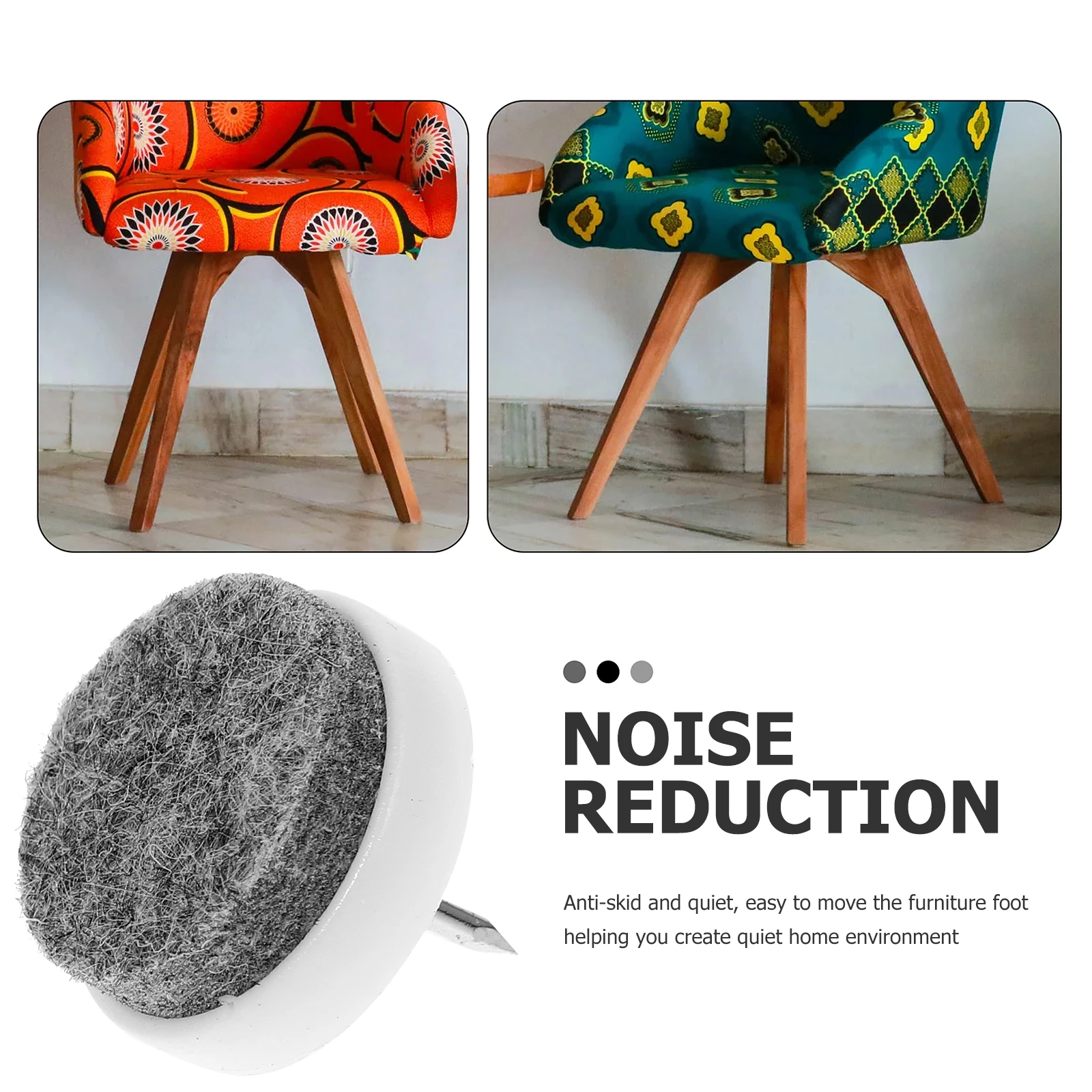

10 Pcs Furniture Feet Cabinet Pads Protector Leg Floors Iron Chair Bottom Protectors Table Sofa