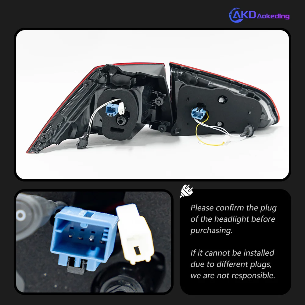 Auto Parts Tail light For Golf 7 2013-2020 MK7 MK7.5 latest Styling LED DRL Brake reversing light Car Accesorios Modified