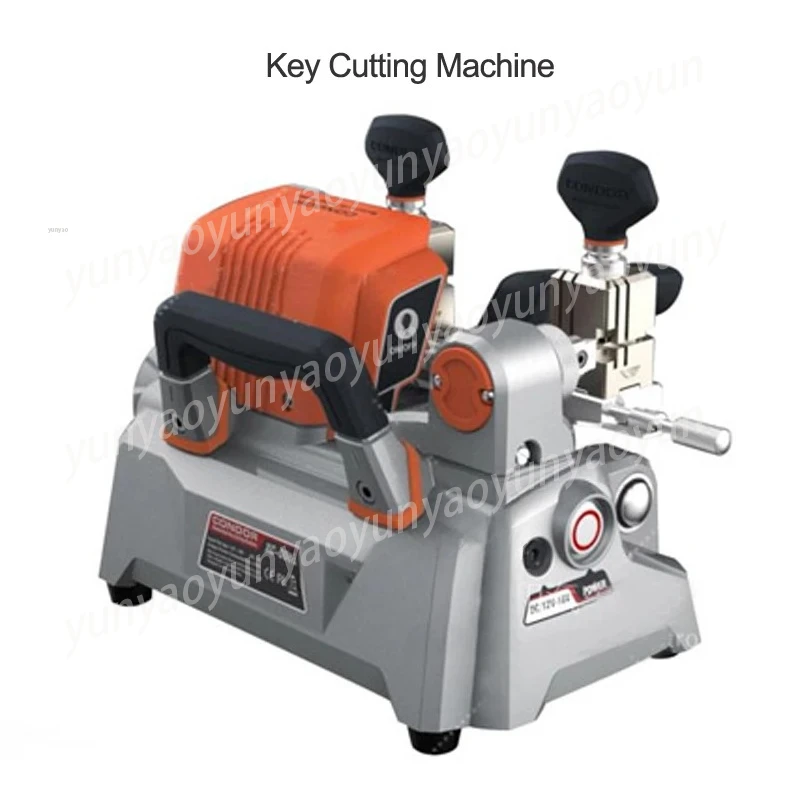 220V New XC-009 Electricity Key Cutting Machine with Battery Horizontal Key Machine Duplicate Keys Cutter Locksmith Tools  18W