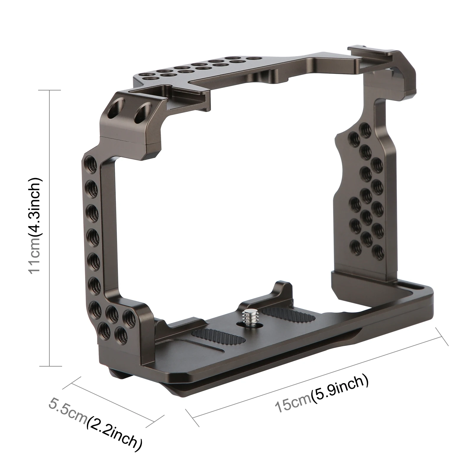 PULUZ Video Camera Cage Stabilizer for Sony A7 III & A7M3 / A7R3 & A7R III, without Handle