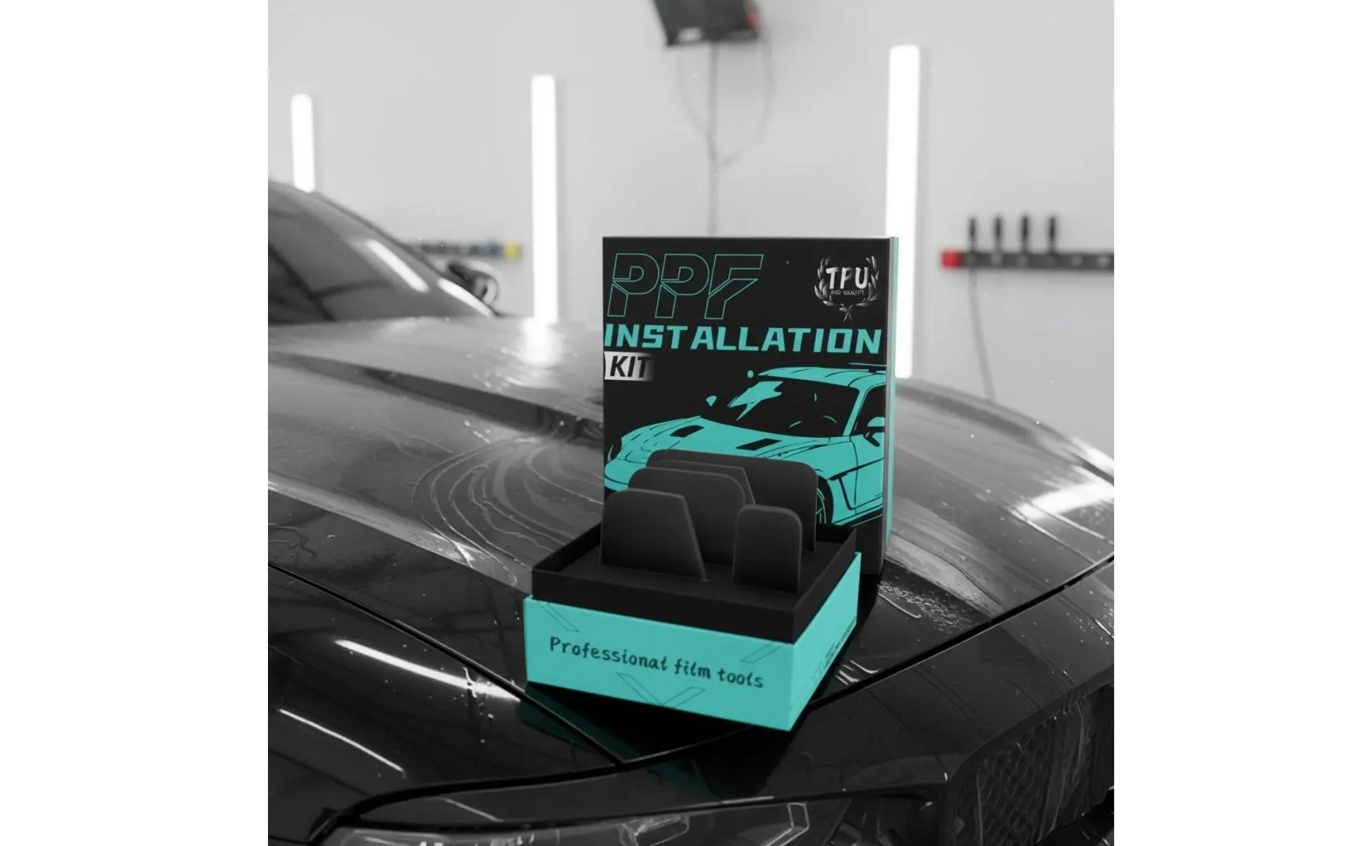 TPU Film Squeegee Soft Border PPF Installation Tool Kit Paint Protection Film Tool Set Flexible Tint Scraper Set Easy to Use TPU Film Squeegee Soft Border PPF Installation Tool Kit Paint Protection Film Tool Set Flexible Tint Scraper Set Easy to Use